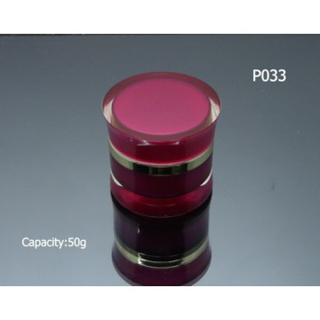 Big 50g Empty Round Elegant Acrylic Jar